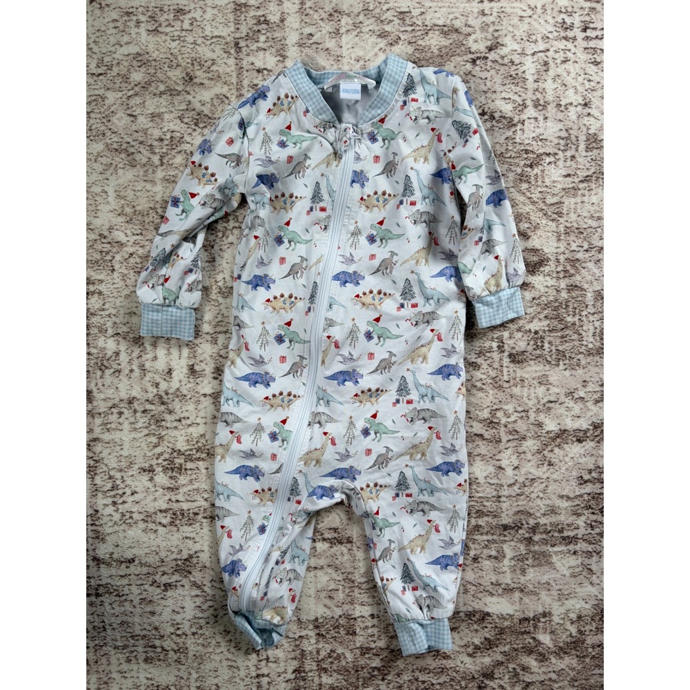 Cecil And Lou Dinosaur Pajamas Size 6-12 Months